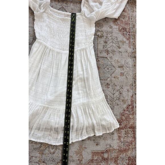 L Space Puff Sleeved Cover-Up Mini Dress Womens Size M - Picture 6 of 9